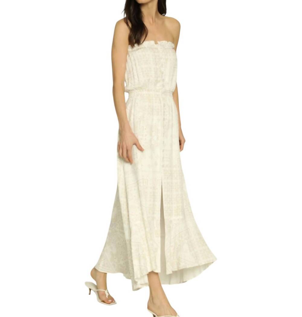 NEW DREW andy dress in sand